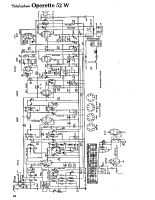 Telefunken Operette-52W-Schematic 
